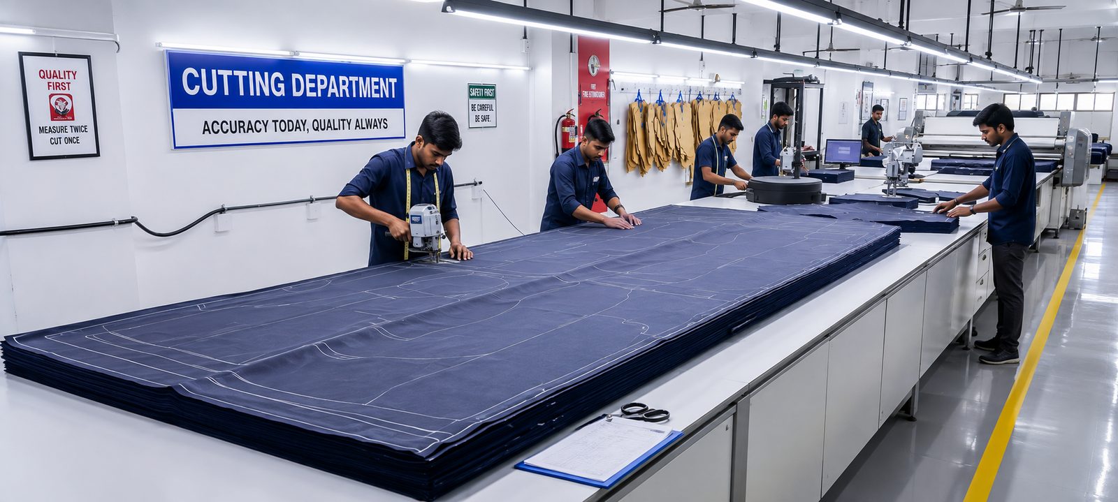 The cutting department at Plot 83