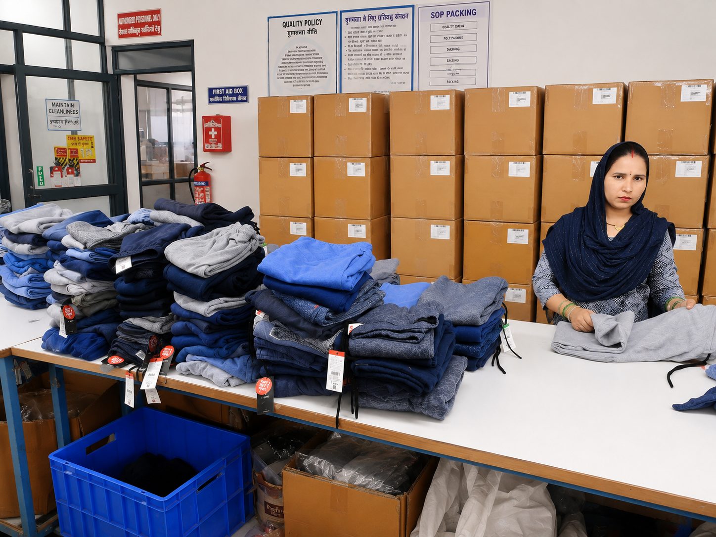 Packing at Plot 83