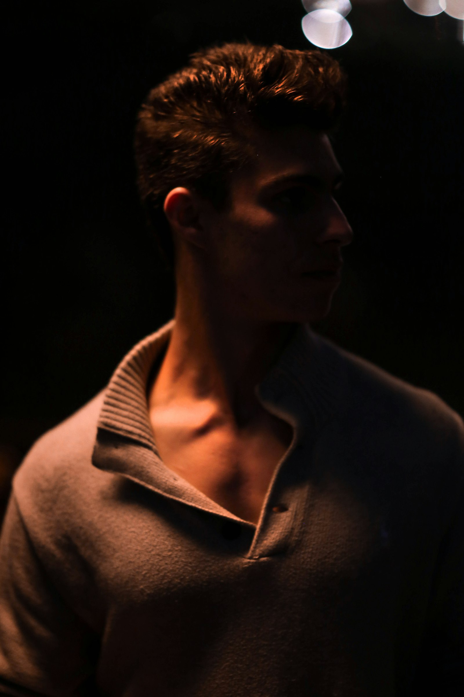 Knitted polo