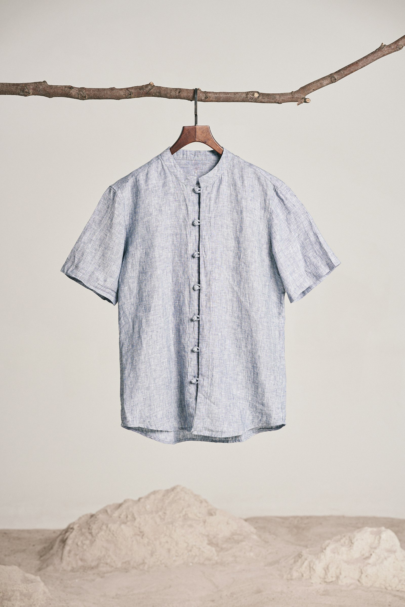 Casual shirt on a hanger